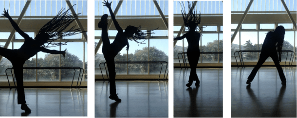 Luana in rehearsal of "mo' black blues"